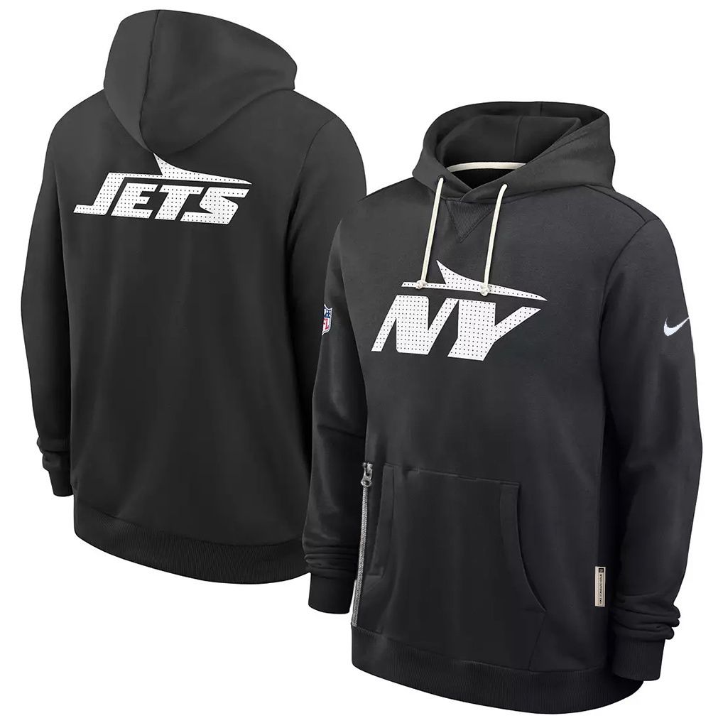 Men 2026 NFL New York Jets hoodie black 01->chicago bears->NFL Jersey